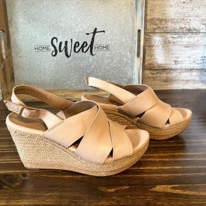 Clarks Nude Wedge